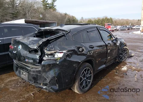 2022 BMW X4 M40I z USA, uszkodzony, nr VIN 5UX43DT08N9J95469